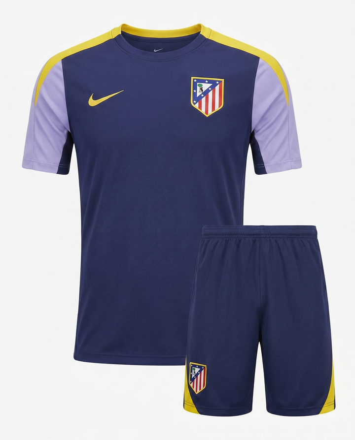 Ensemble Short T-shirt Atletico Madrid 2025/26 Entrainement Violet
