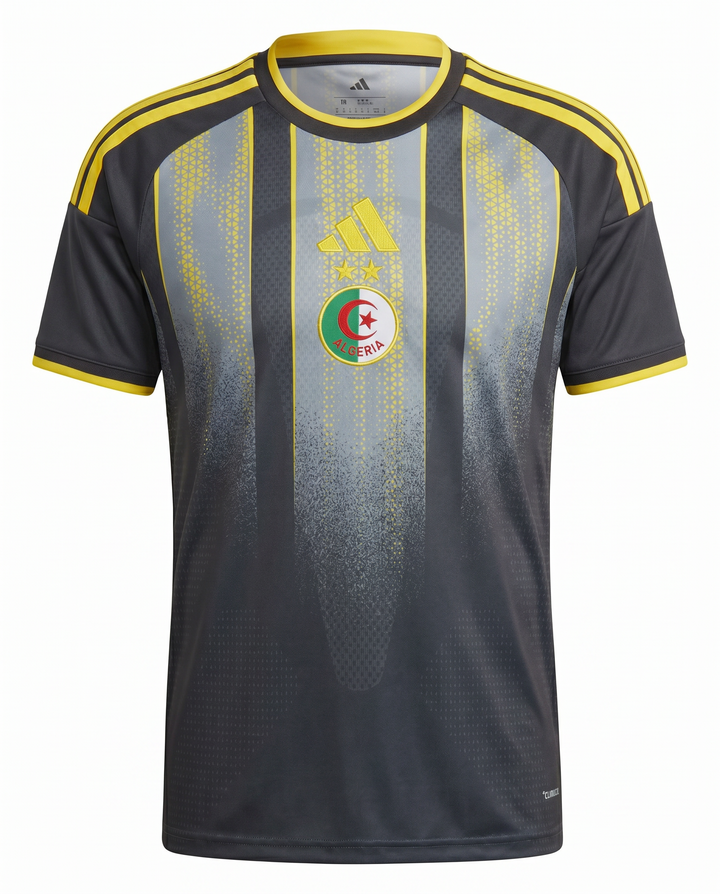 Maillot Algérie 26/27 Entrainement Noir Jaune