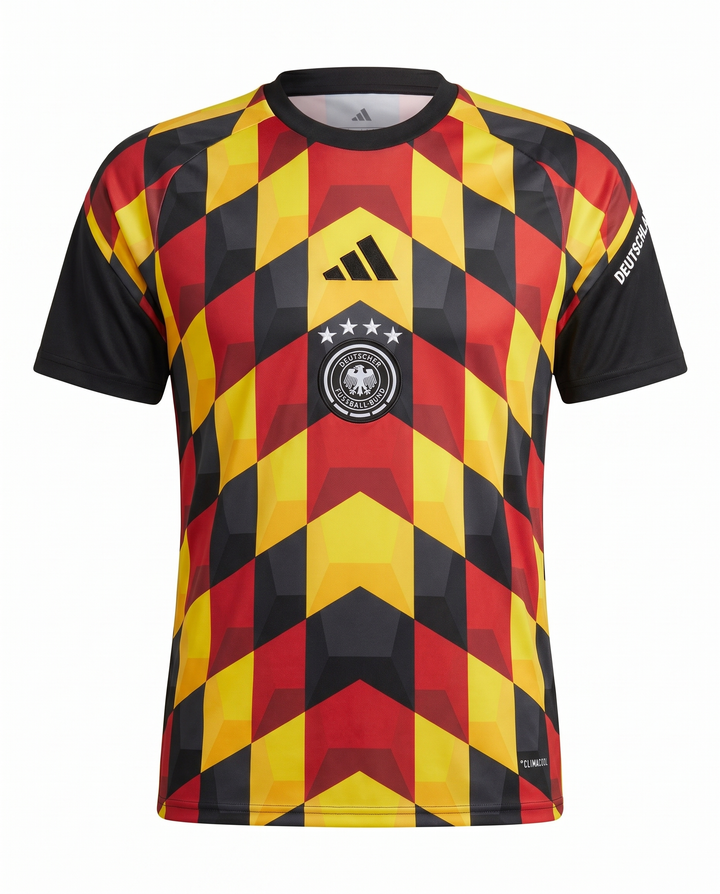 Maillot Allemagne 26/27 Entrainement Noir Rouge Jaune