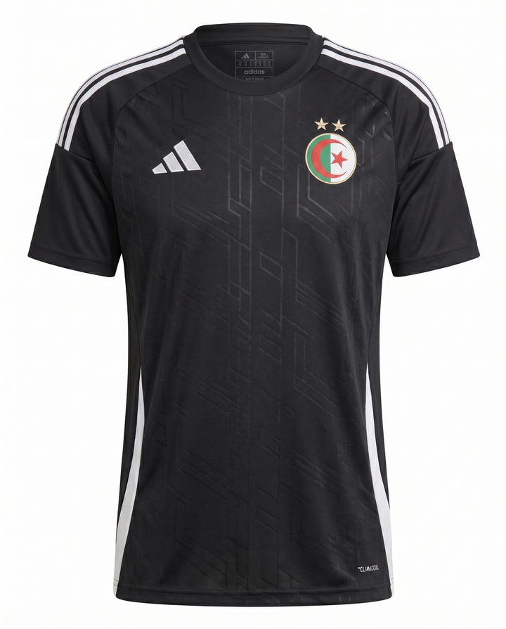 Maillot Algérie 26/27 Entrainement Noir Deux Etoiles